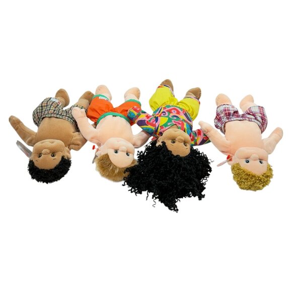 TY Beanie Baby Kids Plush Lot 4 Buzz Boomer Rascal Calyspso Vintage Dolls 1990s - Picture 4 of 7